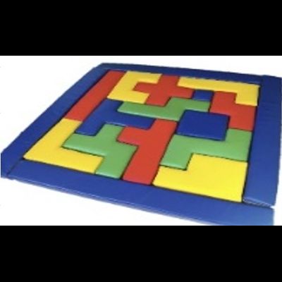 Детский игровой фигурный пазл большой 14эл.