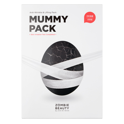 SKIN1004 Антивозрастная лифтинг-маска с чёрным трюфелем ZOMBIE BEAUTY BY SKIN1004 MUMMY PACK (2г*8шт + 3.5мл*8шт)