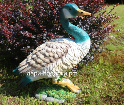 Садовая фигура Селезень Красавец 49*45см   2,5кг   полистоун Россия 2558/012540*