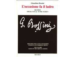 Rossini, Gioacchino L'Occasione fa il ladro Klavierauszug (en/it) broschiert