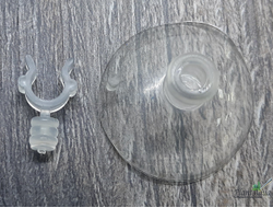 Присоска с клипсой для компрессорных шлангов