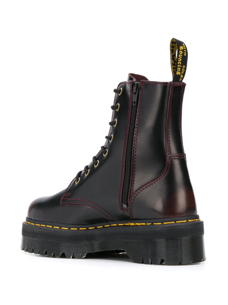 Ботинки Dr. Martens Jadon на платформе милитари красные в Воронеже