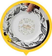 Печать на тарелках