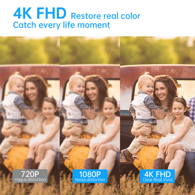 Wi-Fi 4K HD видеокамера LUOKA в цифровых часах