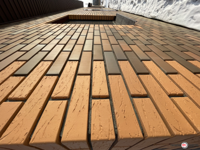 Кирпич облицовочный одинарный Флеш - Баварская кладка В ассортименте