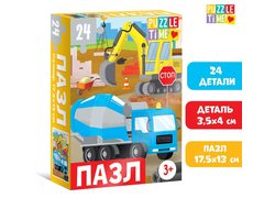 Пазл "Большая стройка", 24 элемента