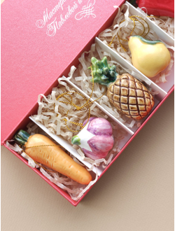 Комплект ёлочных игрушек "Яркие плоды"