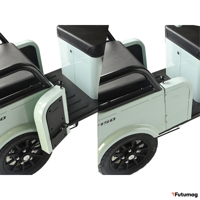 Электротрицикл Wanshida LC-F150 60V 1000Вт серый