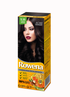 ROWENA Стойкая Крем-Краска для волос (с аммиаком) тон 5.35  Горький Шоколад