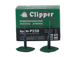 CLIPPER НАБОР ГРИБКОВ P250 для легковых колес ножка-8,5мм, шляпка-55мм (24шт.)