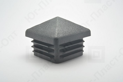 Заглушка для труб 50Х50 мм домик пластиковая