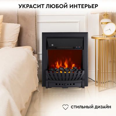 Электроочаг Aspen Black