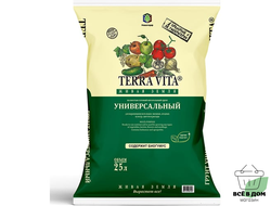Грунт 25л Универсал ФАРТ ТЕРРА ВИТА (содержит биогумус)
