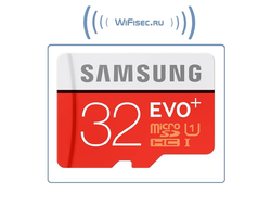 Карта памяти Samsung EVO Plus microSD UHS-I 32 ГБ (80/20)