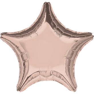 Фольгированная звезда 18" Роза Голд Anagram (модификация 1)