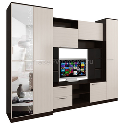 ШМ172 Гостиная "Стелла". Размер: 2700*2100*535. ТВ-ниша: 1000*798