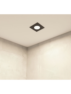 Точечный встраиваемый влагозащищенный светильник Denkirs DK3102-BK