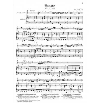 Bach C.Ph.E. 3 Sonaten f?r Viola da gamba (Viola)