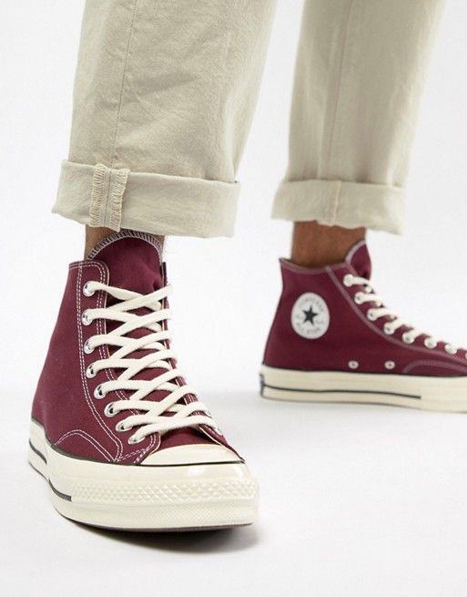 Кеды Converse Chuck Taylor 70 бордовые высокие