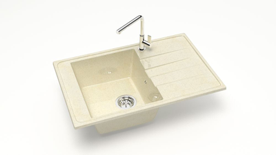 Мойка ЗЕЛЬДА  Z32 Granit  MARRBAXX (в комплекте: фреза, сифон и герметик)