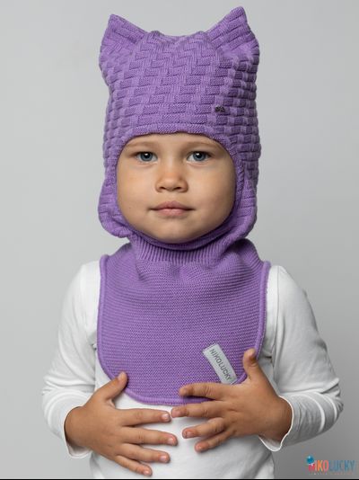 Шапка-шлем 24201-05 х/б подклад, фиалковый 48-50