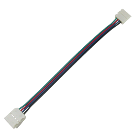 Коннектор Ecola 15см зажим-зажим 4-х конт SMD5050 RGB (цена за уп. 3шт.) SC41C2ESB