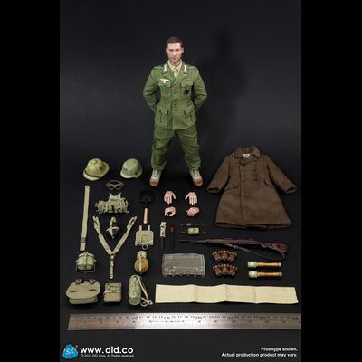 ТРЕСНУЛ УГОЛОК - Солдат немецкого африканского корпуса - КОЛЛЕКЦИОННАЯ ФИГУРКА 1/6  WW2 German Africa Corps WH Infantry – Burk (D80152) - DID