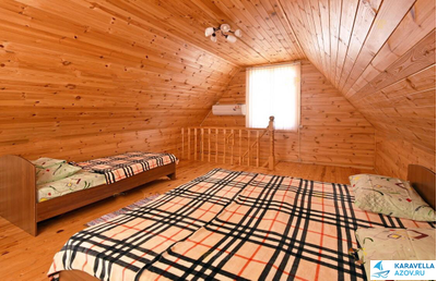 Двухэтажный дом из деревянного бруса №502 с бассейном