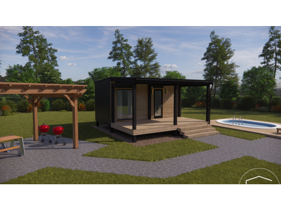 Модуль дома "Фиеста" (с крытой террасой)