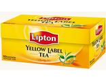 Чай черный  пакетированный Lipton Yellow Label  50 пак.