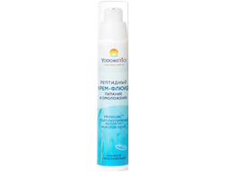 Пептидный крем-флюид для лица ночной, ламеллярный, 50мл (Yodometics)