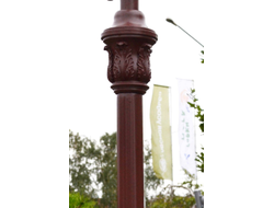 Опора парковая с кованным декором