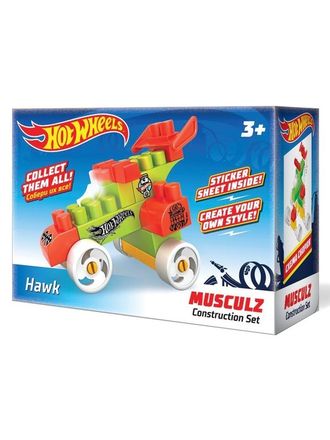 Детский развивающий конструктор Bauer Hot Wheels Серия Musculz Hawk 3+