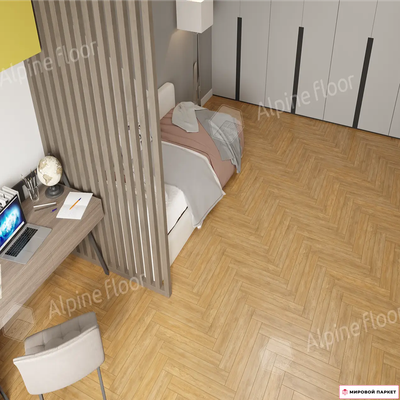 Ламинат Alpine Floor Herringbone 12 Pro Дуб Тулуза купить в интернет-магазине mirovoy-parquet.ru