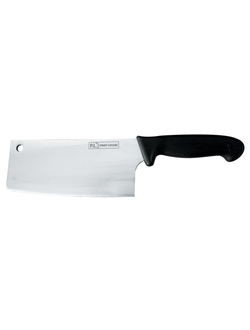 Топорик для рубки мяса 20 см, пластиковая черная ручка