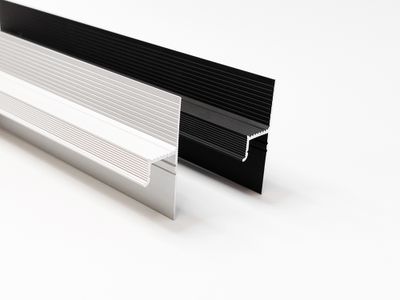 Алюминиевый профиль 4L-1750-TB ANOD Теневой Black | Черный ANOD