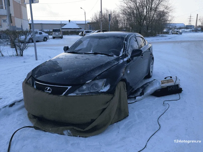 Отогрев седана Lexus по ул.Мичурина Красноярск Первомайский