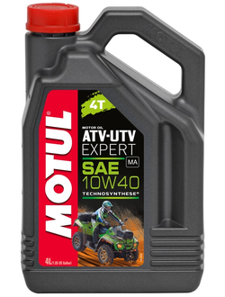 Масло для квадроциклов Motul ATV-UTV Expert 4T 10W40 (Полусинтетика) — 4Л (105939)