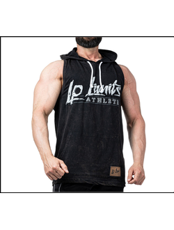 Майка с капюшоном LP Tanktop Stonewashed 2701-867 черный камень