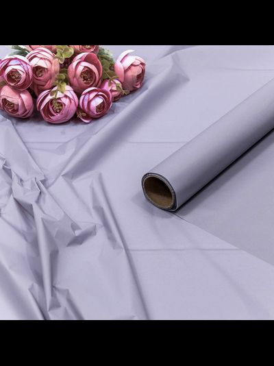 Тишью пленка в рулоне 23мкм (св. сиреневый), 58см*10м