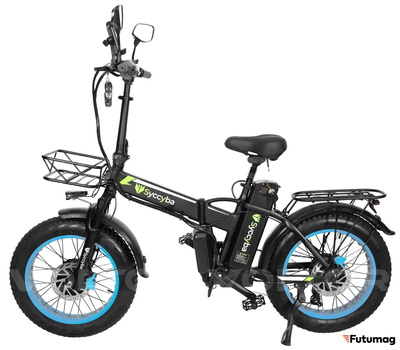 Электровелосипед Syccyba H1 DUAL синий