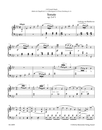 Beethoven. Sonaten №1, 2, 3 op.2: für Klavier
