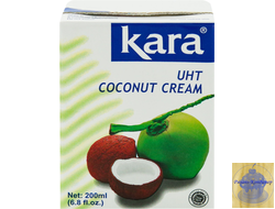Кокосовые сливки Kara 24%, 200 мл