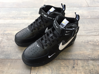 Кроссовки Nike Air Force 1 Utility Mid Black