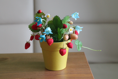 Букет из полимерной глины "Лесной подарок"