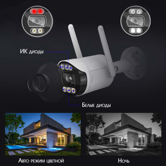 Видеокамера IP-WI-FI Орбита OT-VNI61 1920*1080,