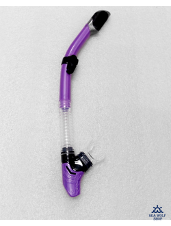 Маска для дайвинга с трубкой СВВ комплект фиолетовый