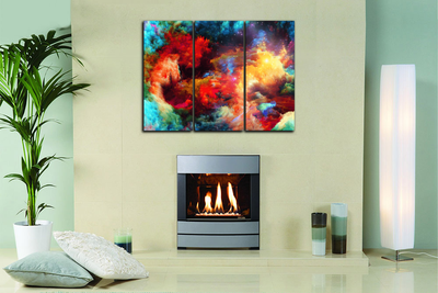 Модульная картина "Волшебный цвет"