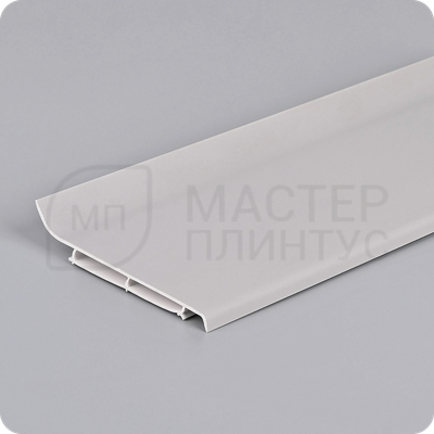 Плинтус Vilo Linela из ПВХ 401 Белый с мягким краем 16х80х2000 мм.