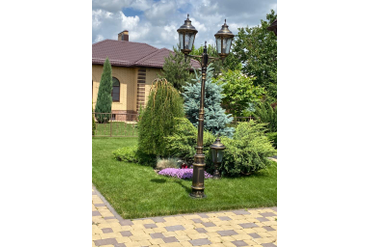 г.Ростов-на-Дону освещение частной территории Светильники Munih .
